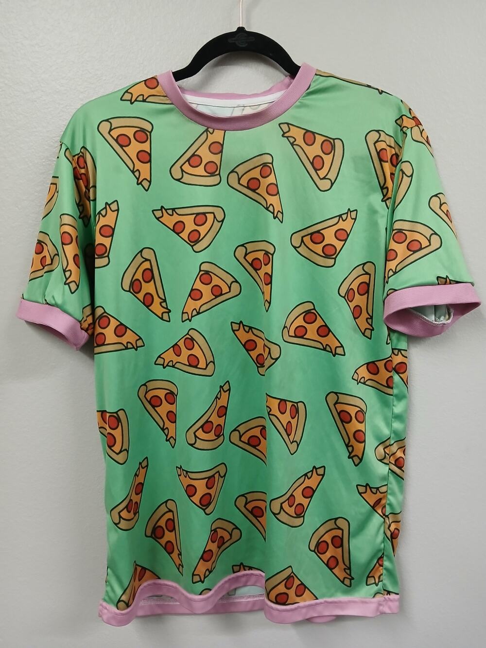 B Fresh casual retro crewneck pizza t-shirt  mens medium